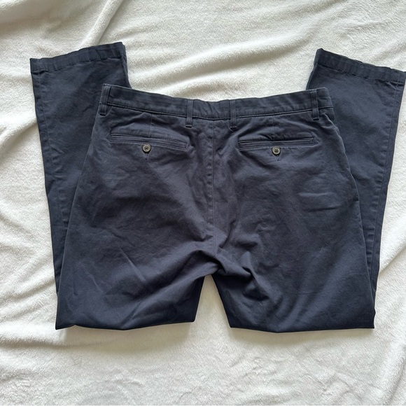 3/$30 Good Threads Navy Washed Chino Pants 34W x 29L - Picture 6 of 7